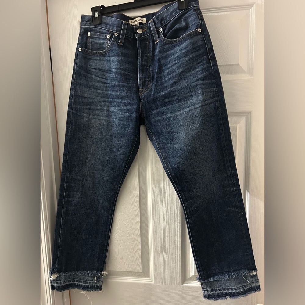 MADEWELL Rivet & Thread Double Cuff Jeans